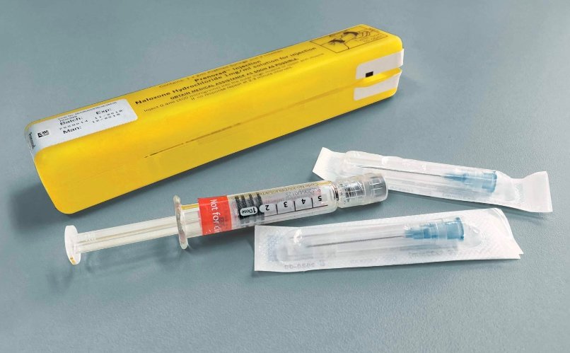 former drug addict naloxone injection overdose