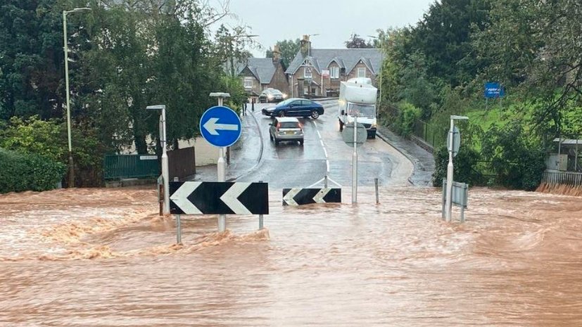 scotland rain flooding