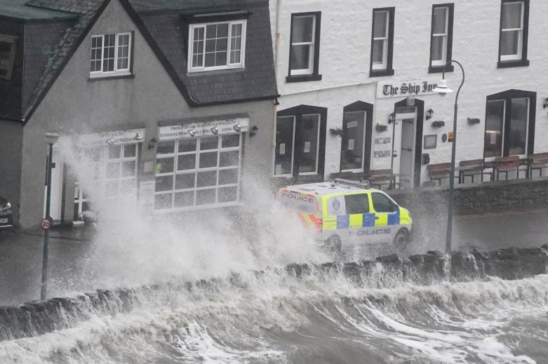 storm babet floods scotland brechin