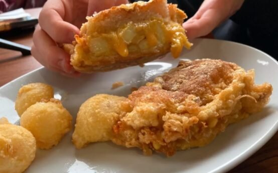Glasgow chippy goes viral with deep-fried Tunnock’s teacake