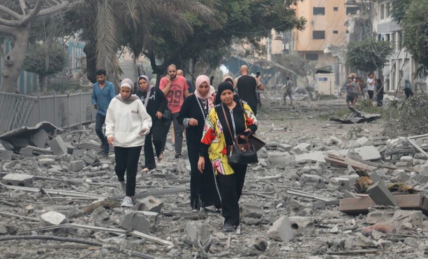 Gaza residents share their stories of forced evacuation and fear