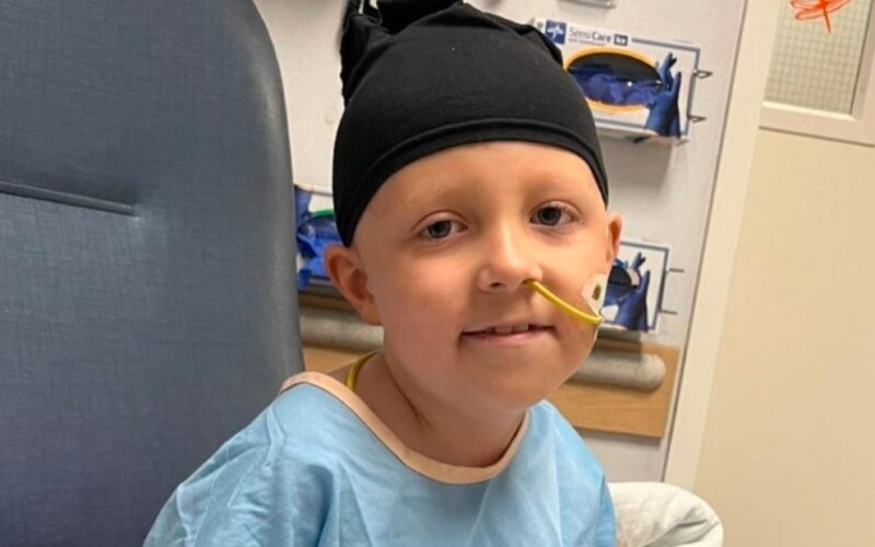 Edinburgh boy with brain tumour raises funds for hospital charity