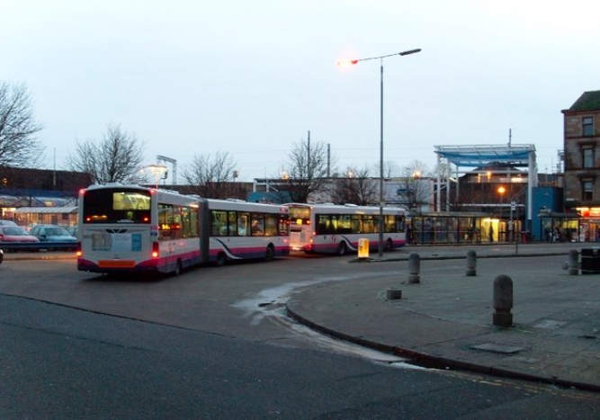 Man Dies in Horror Crash as ‘Armed Police’ Swarm Scene Near Glasgow Bus Terminal
