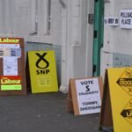 Scottish election polling station