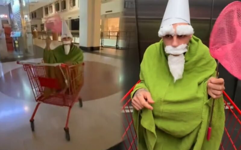 TikTok’s Viral Trend: The Tiny Green Mall Wizard