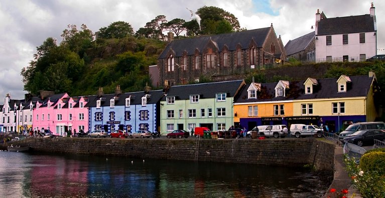 historic private harbour in scottish highlands