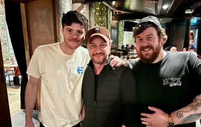 James McAvoy at GlasGLOW festival