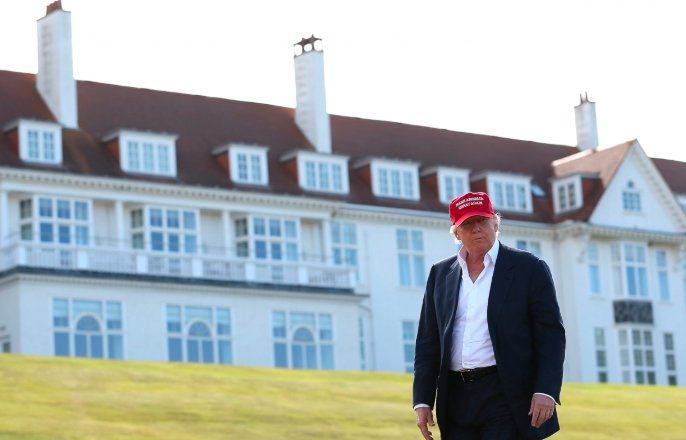 Donald Trump Turnberry golf resort, Isle of Lewis