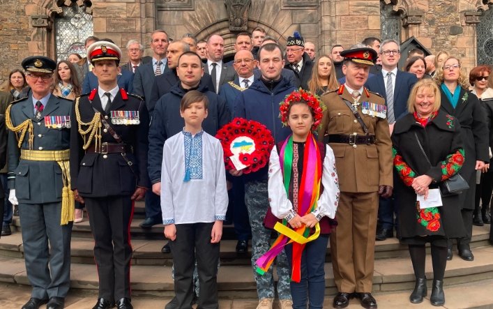 Scotland Ukraine war memorial service