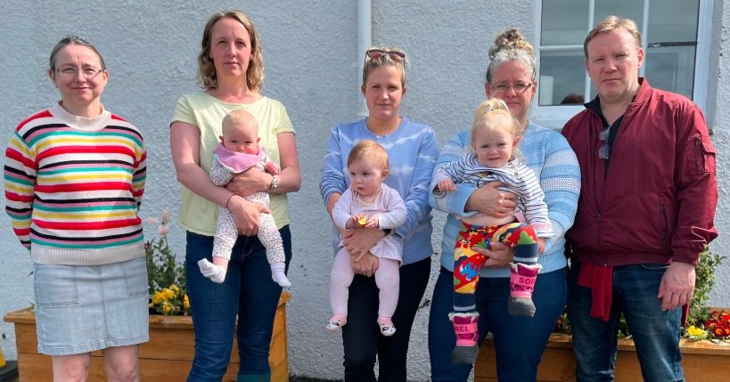 Scottish Borders nursery campaign protest