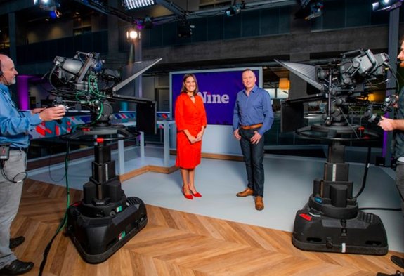 BBC Scotland TV production set