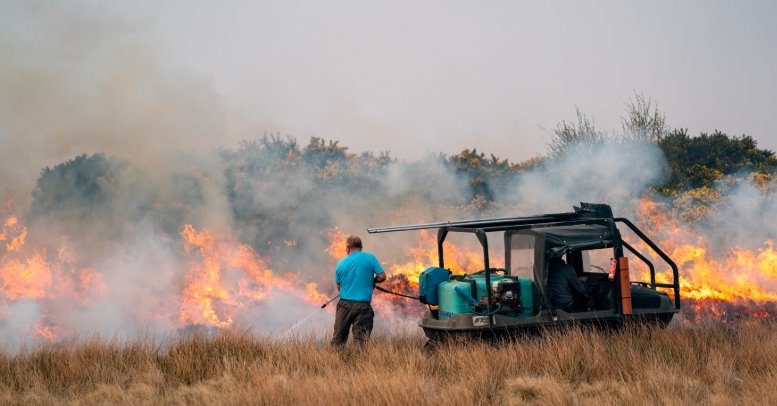 Scotland wildfire risk warning 2025