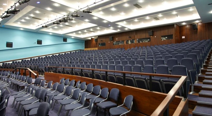 Scottish university lecture hall
