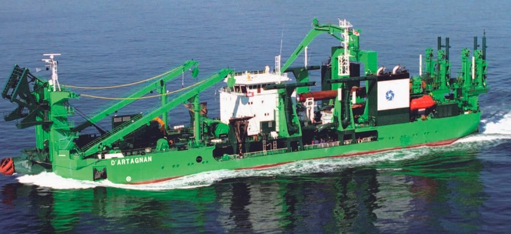 DEME d’Artagnan dredger Scotland,