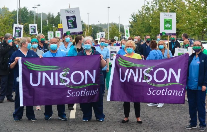 Unison Scotland, public service protest,