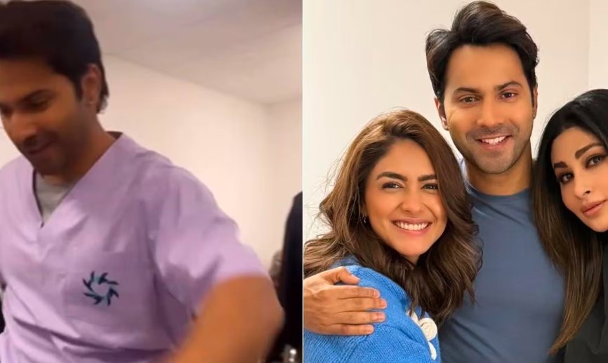 Varun Dhawan Mrunal Thakur yellow tulip Scotland Hai Jawani Toh Ishq Hona Hai