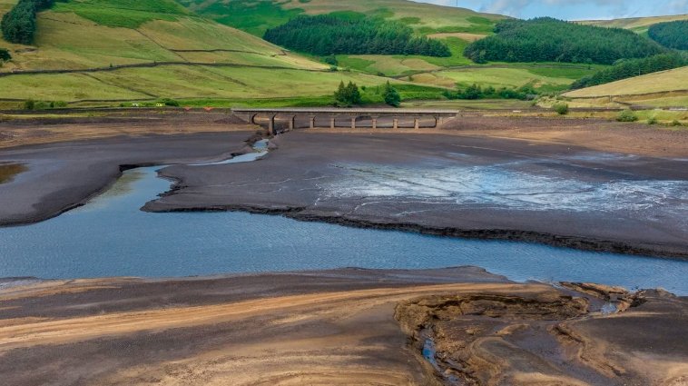 low river water level Scotland drought