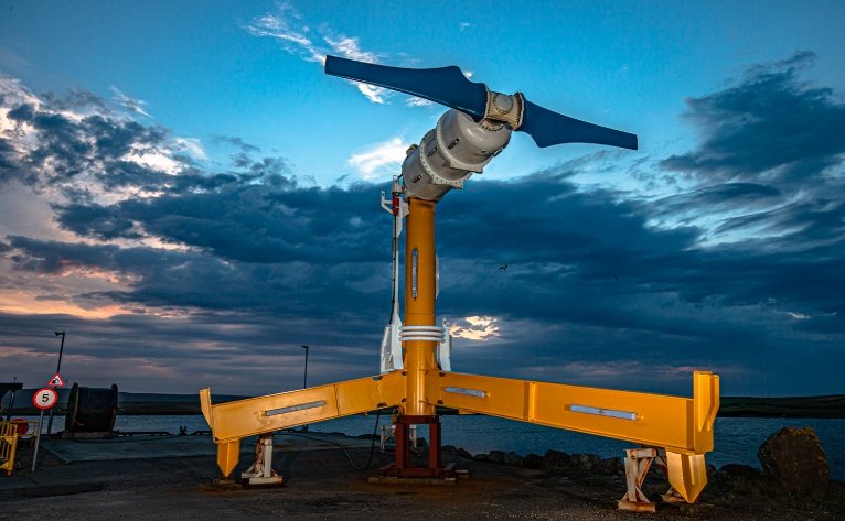 tidal turbine scotland harbour seals emec renewable energy