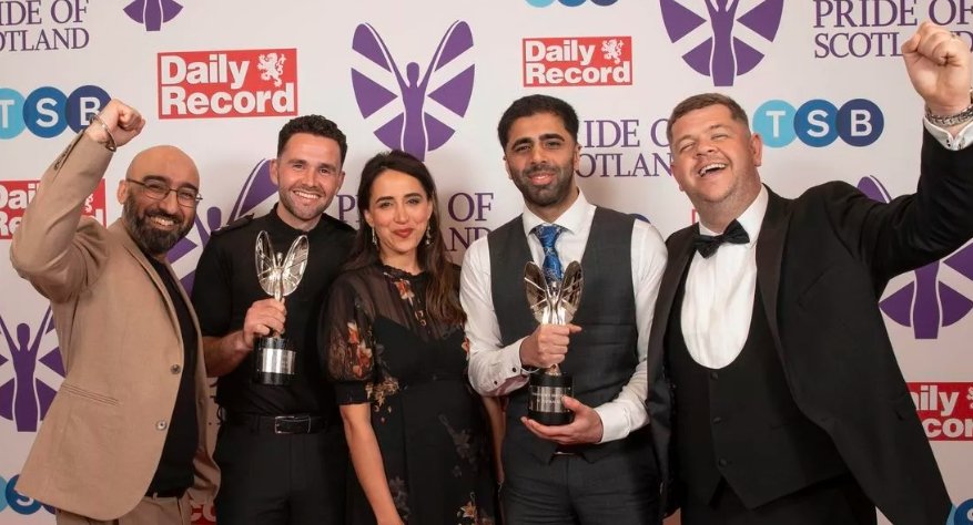Pride of Scotland Awards 2025 winners Hilton Glasgow event