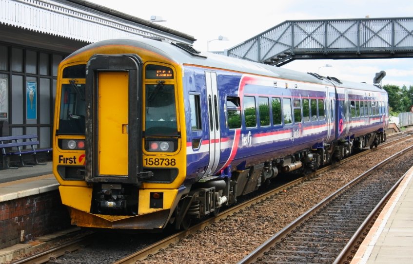 ScotRail train summer, Scotland train travel,