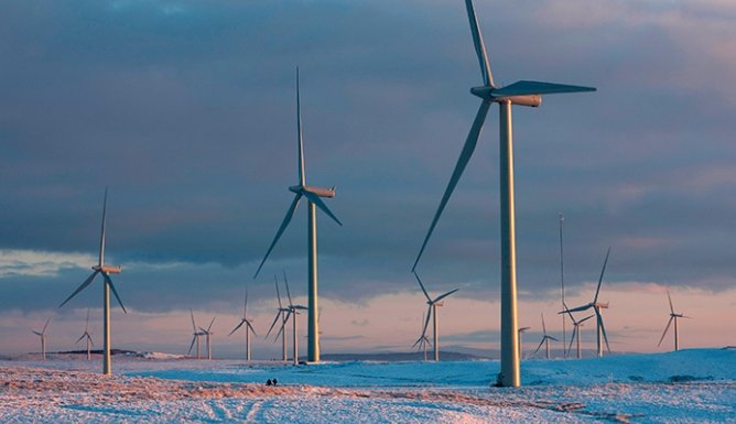 Scotland offshore wind farm, Whitelee Windfarm