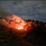 Highland Wildfires Force Road Closures As Crews Battle Second Night Of Flames