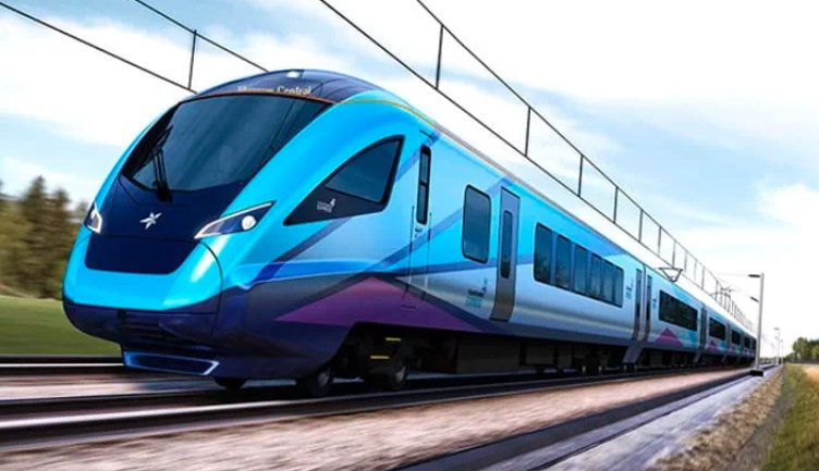 TransPennine Express train on West Coast Mainline