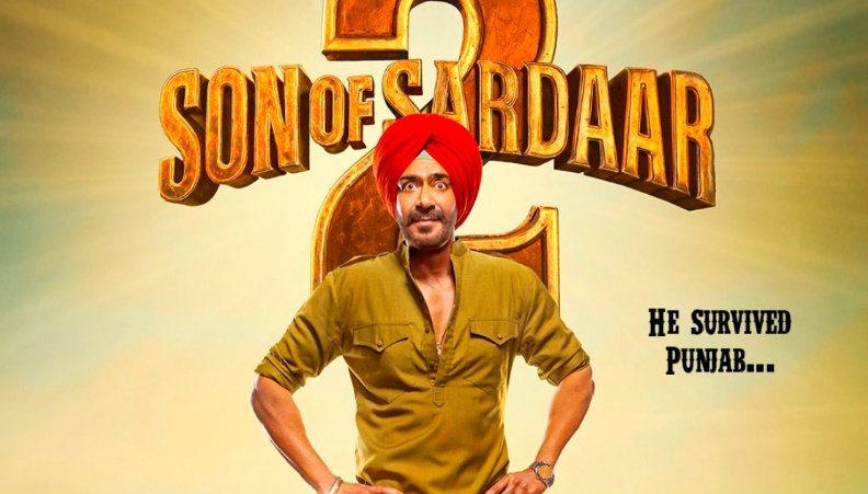 ajay devgn son of sardaar 2 poster scotland movie 2025