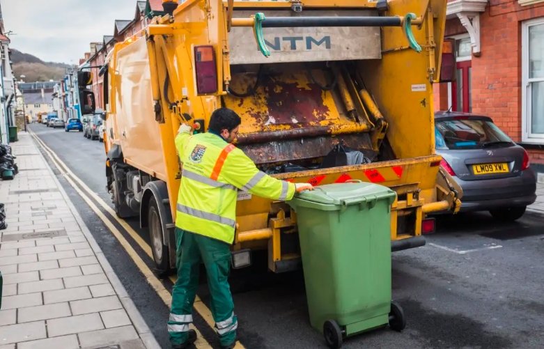 scotland waste landfill ban black bag rubbish trucks