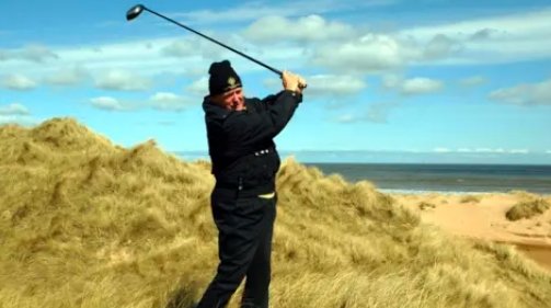 Donald Trump Menie golf course Aberdeenshire protest