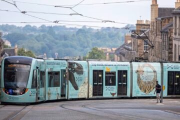 Edinburgh’s Rolling Museum: Tram 256 Gets Cultural Makeover to Promote National Museum of Scotland