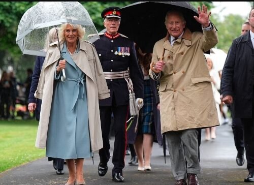 King Charles and Queen Camilla Brave Scotland’s Rain to Honour Kirkcaldy’s War Memorial