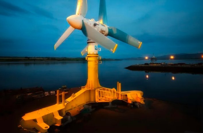 MeyGen tidal turbines Scotland coast