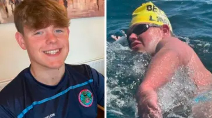 Oscar Black North Channel swim record jellyfish