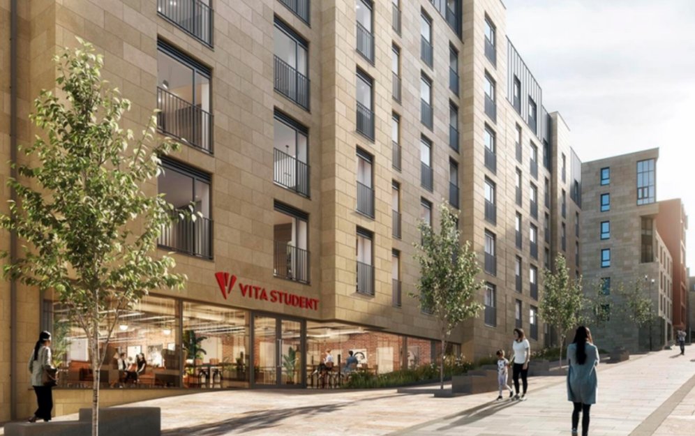 student accommodation buildings edinburgh glasgow scotland