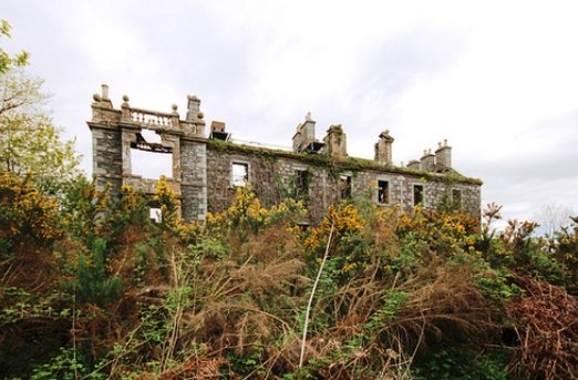 Barnbarroch House ruins Scotland