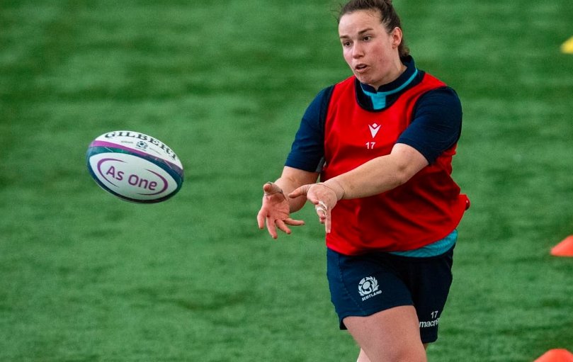 Scotland women rugby captain Rachel Malcolm press conference