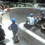 archaeologists excavating skatepark