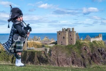 Scotland Honors VJ Day 80th with Piper and Silence