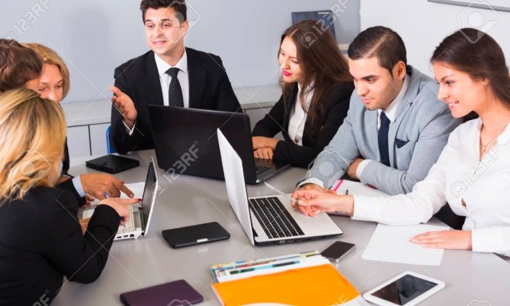 business meeting professionals