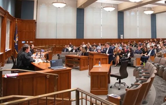 courtroom scene