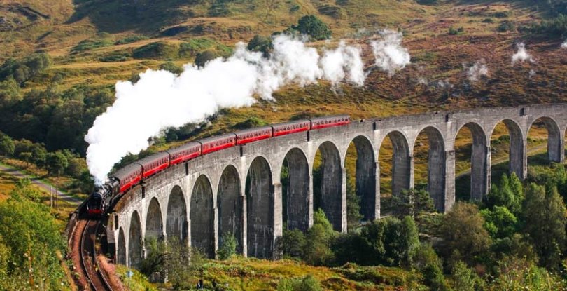 scenic train journey Scotland