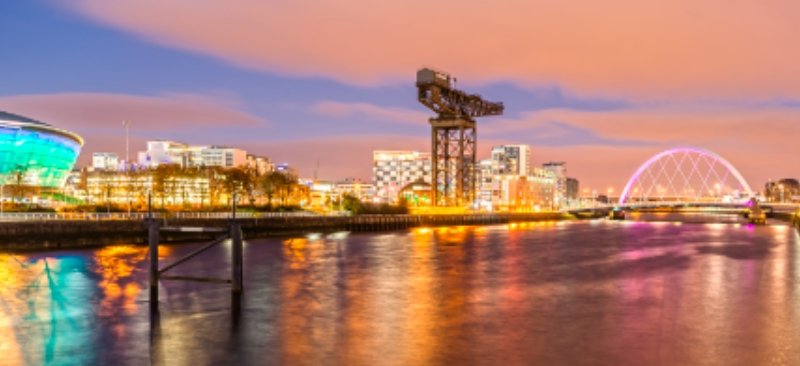 scotland service sector skyline business growth 2025