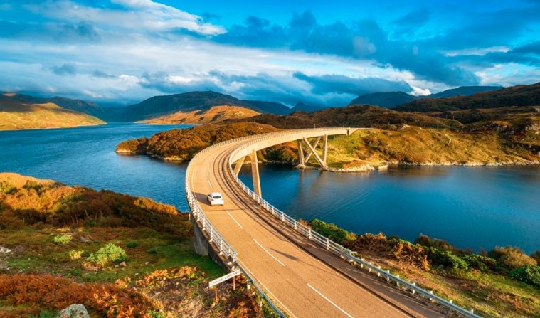 Scottish Highlands road