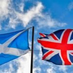 Scottish flag removal