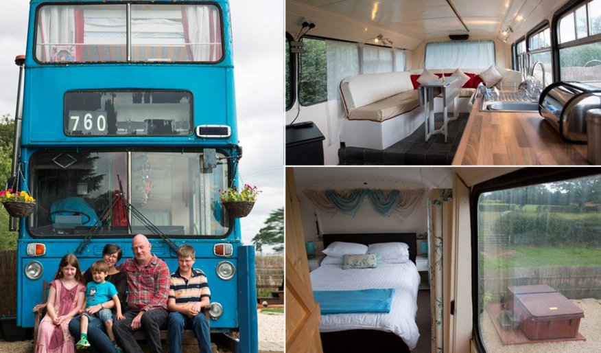 converted bus accommodation
