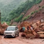 landslide road closure