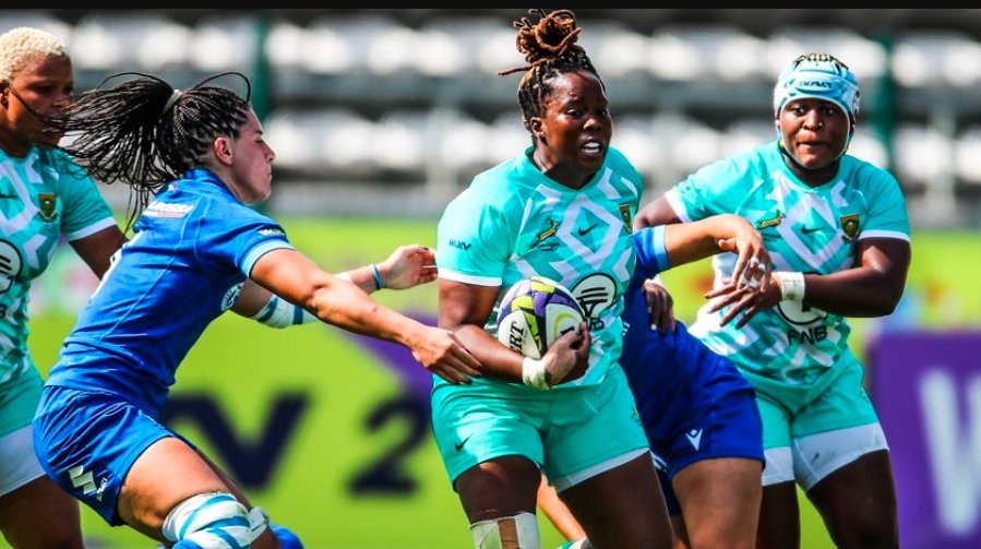women's rugby match