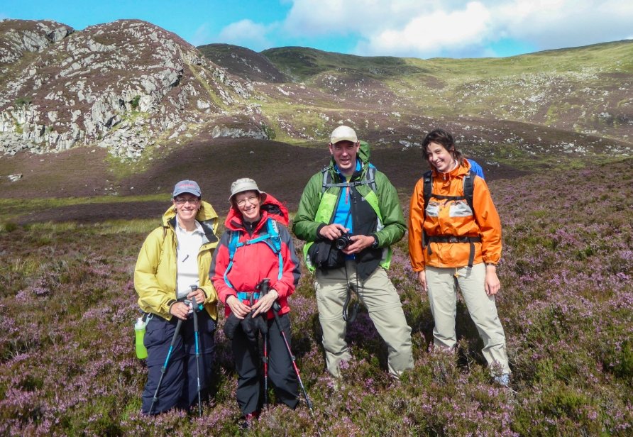 Scotland hiking students