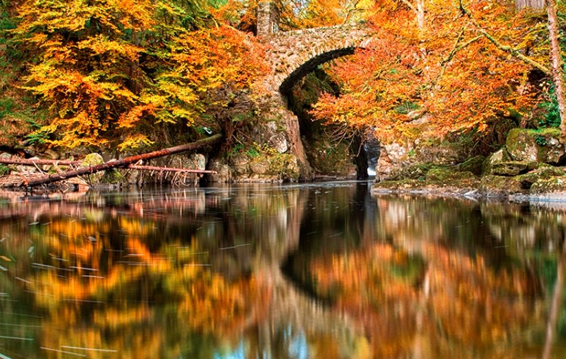 Scottish autumn landscape